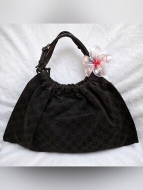 Vintage Gucci GG Monogram Canvas Hobo Bag – Tom Ford Era